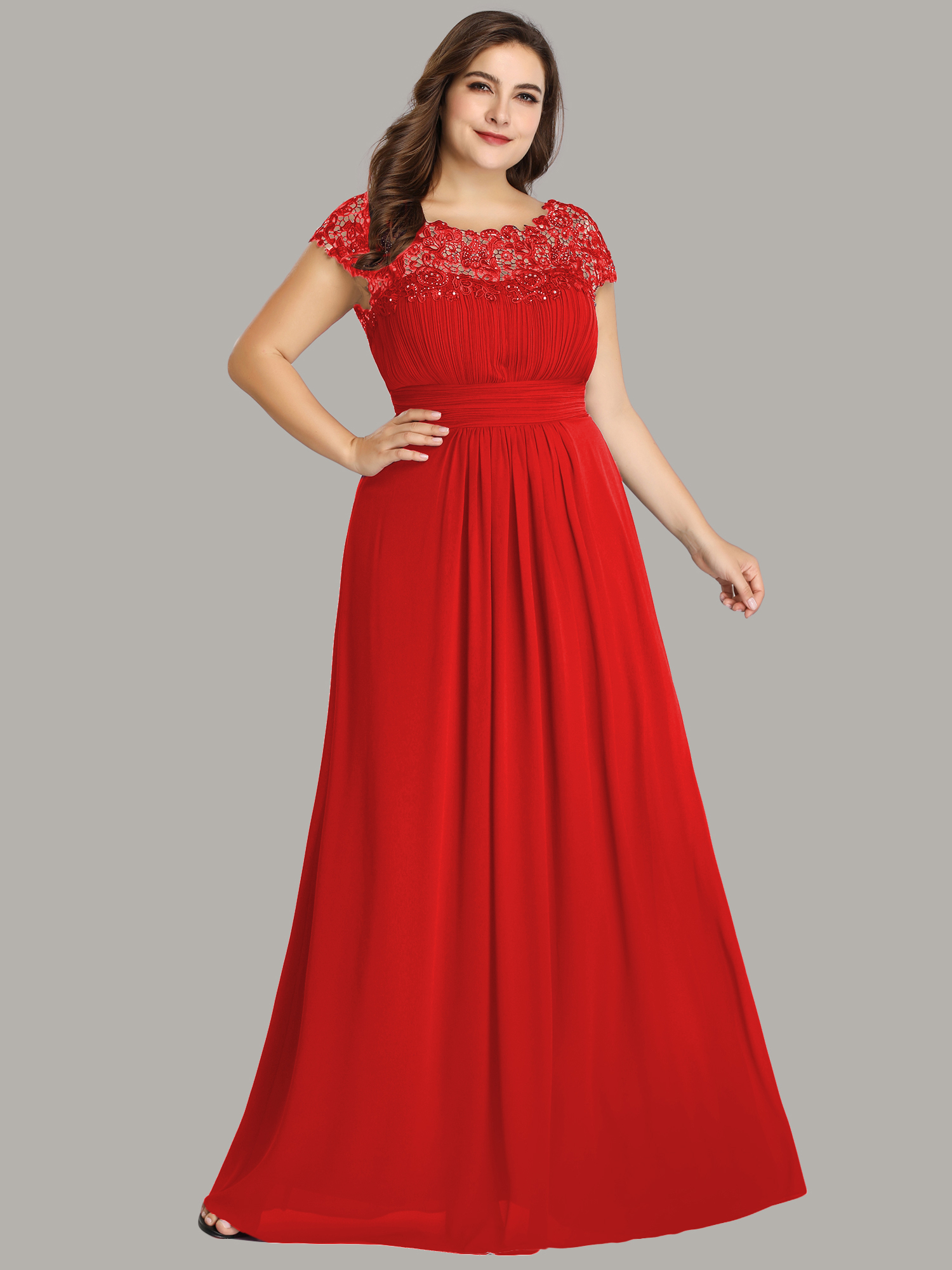 Plesové a společenské šaty 59EV červená