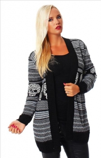 Luxusní pletený svetr/kardigan